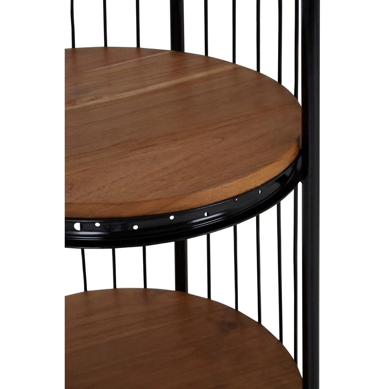 Mantis Medium Black Birdcage Shelf Unit