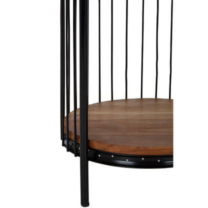 Mantis Medium Black Birdcage Shelf Unit