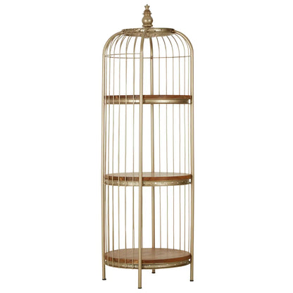 Mantis 3 Tier Champagne Gold Birdcage Unit