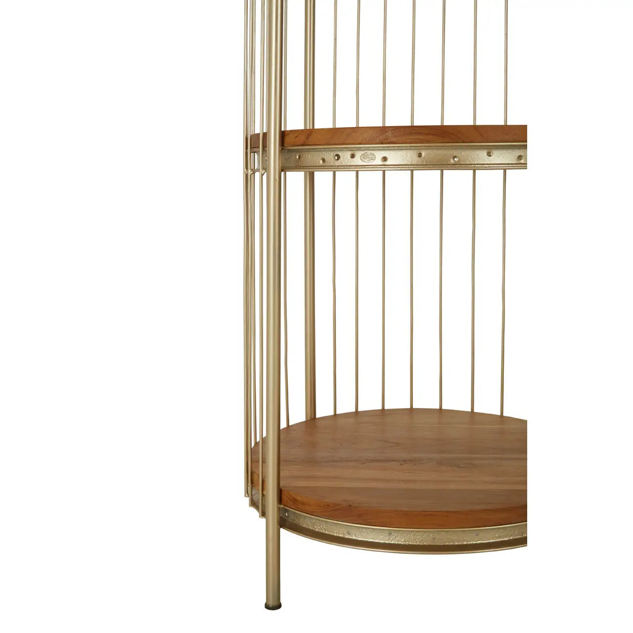 Mantis 3 Tier Champagne Gold Birdcage Unit