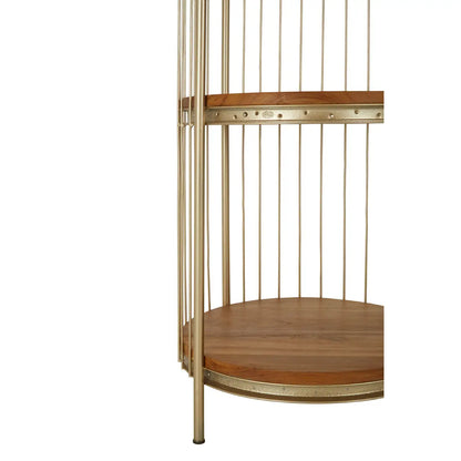 Mantis 3 Tier Champagne Gold Birdcage Unit