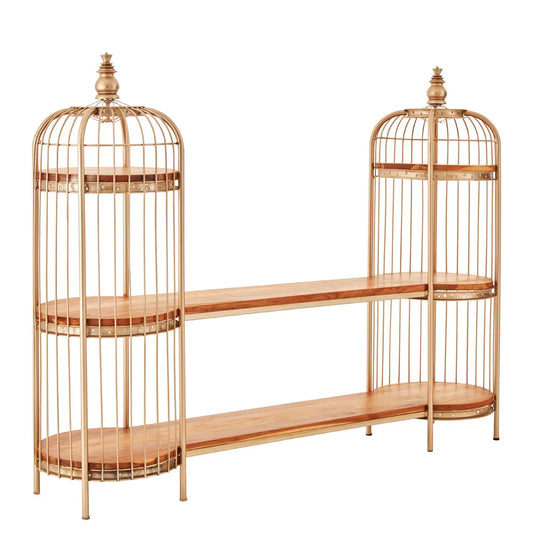 Mantis Champagne Gold Finish Birdcage Unit