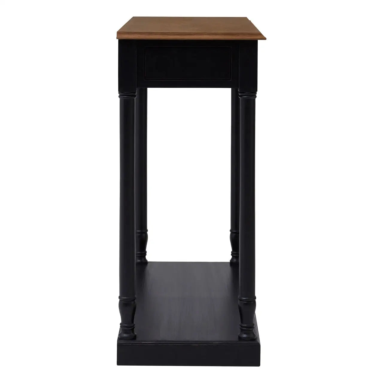 Loire 1 Drawer Black Console Table