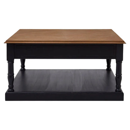 Loire 1 Drawer Black Coffee Table