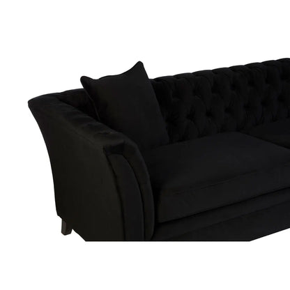 Sabrina 3 Seat Onyx Sofa