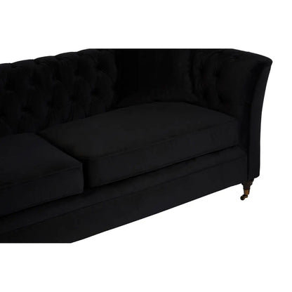 Sabrina 3 Seat Onyx Sofa