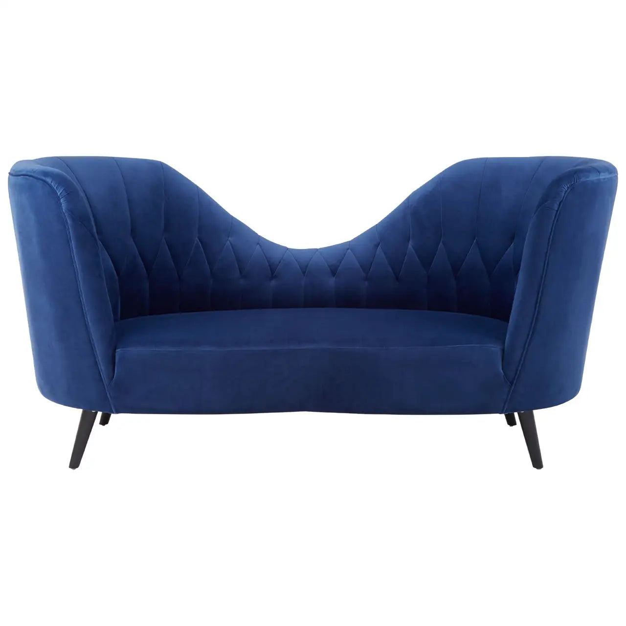 Malena Midnight Velvet Chaise