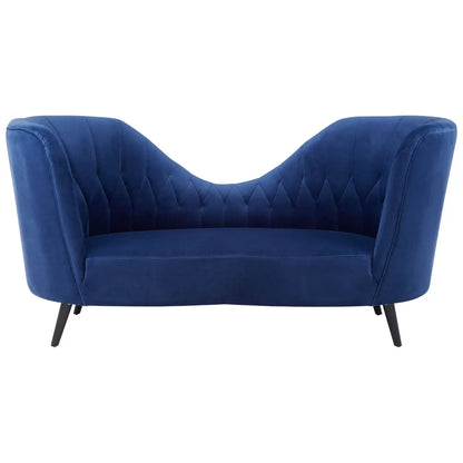 Malena Midnight Velvet Chaise