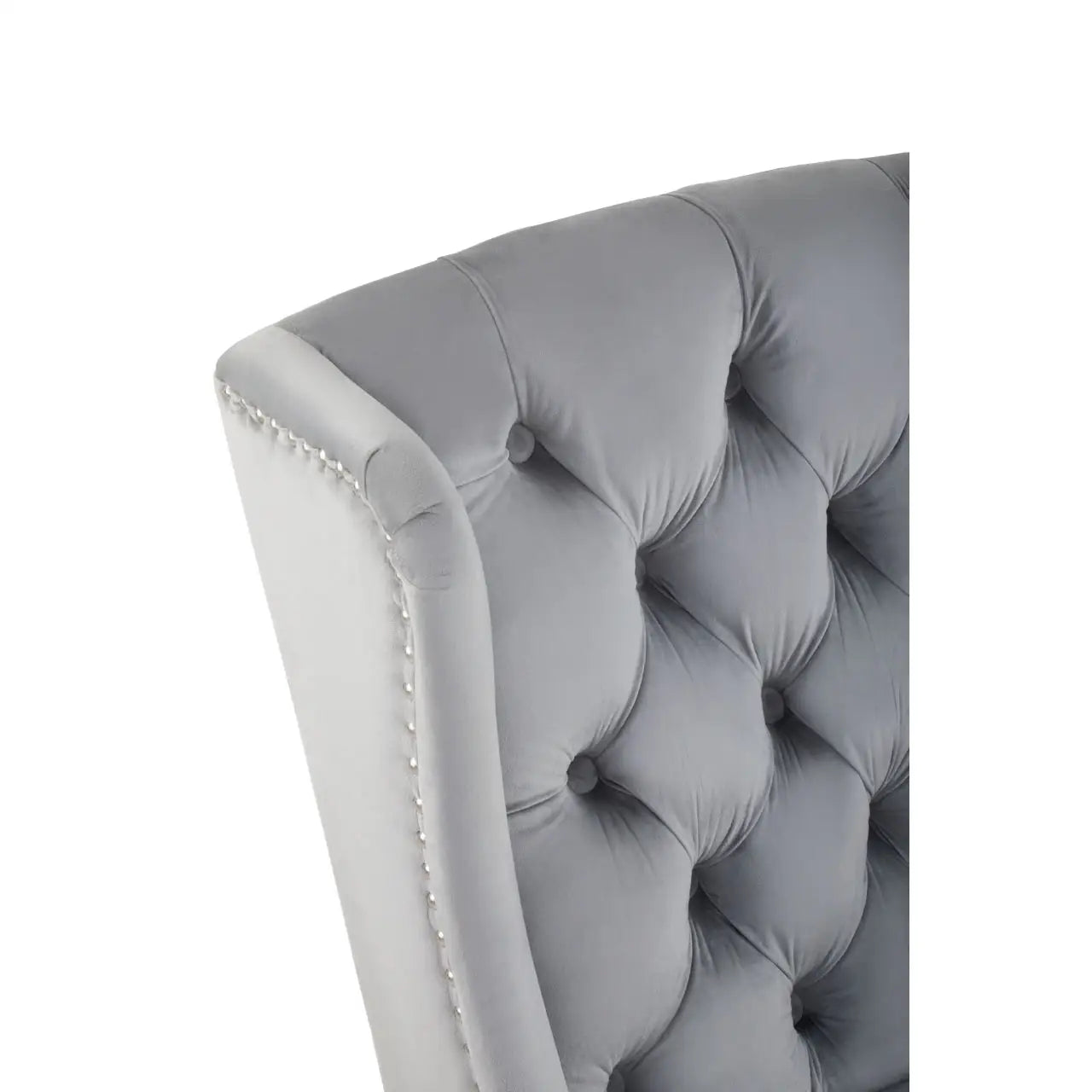 Kensington Townhouse Grey Velvet Dining Chair