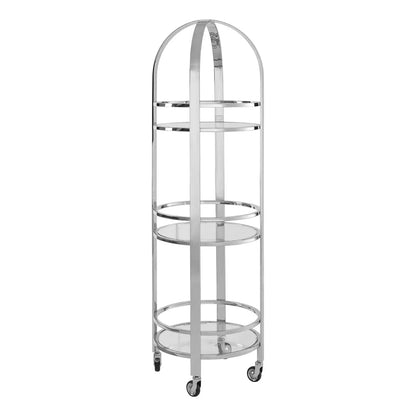 Piermount Silver Finish Cart