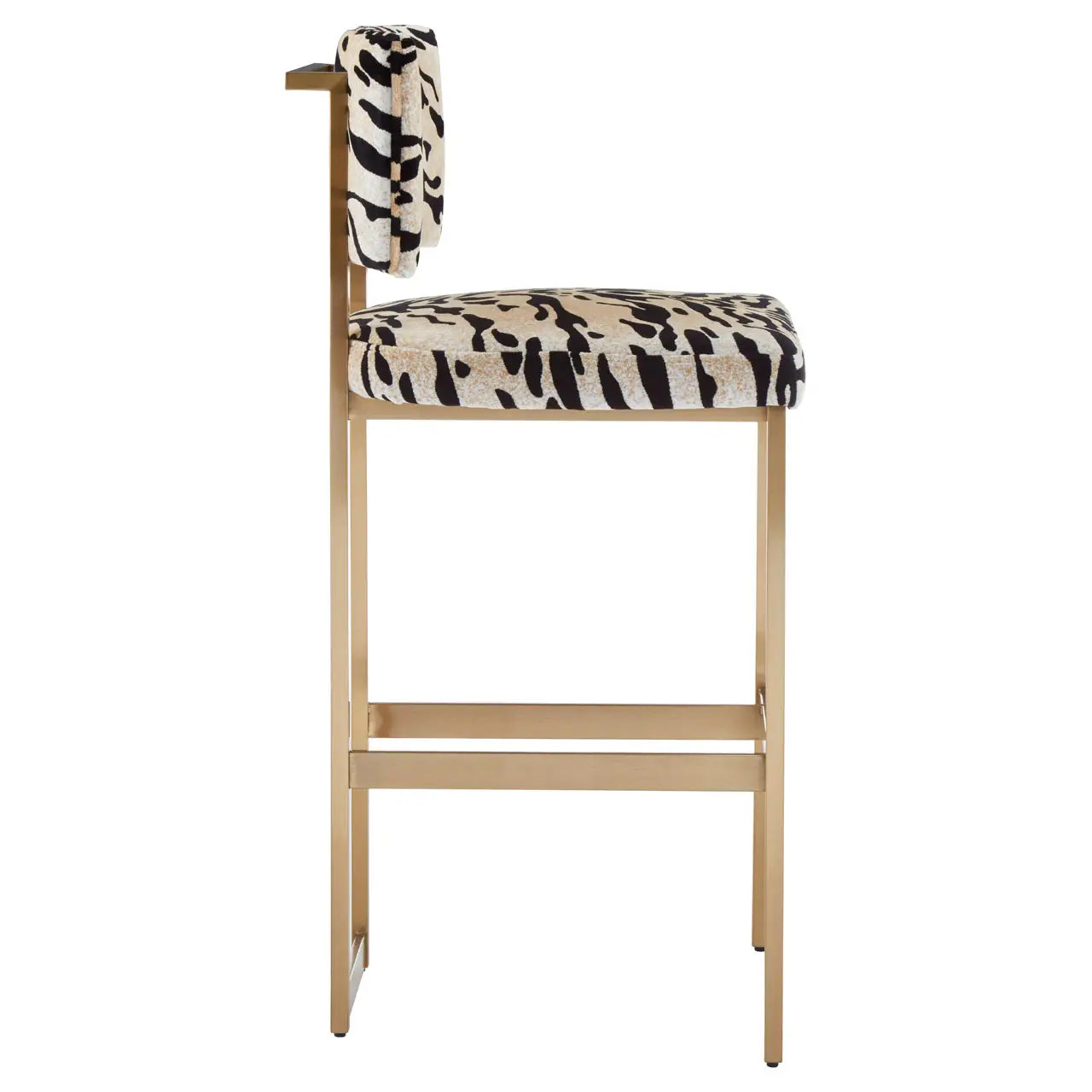 Manhattan Tiger Print Bar Stool