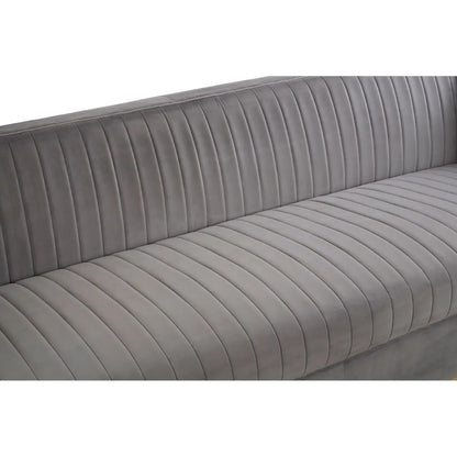 Opal 3 Seat Grey Sofa