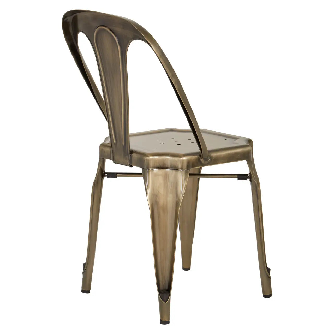 Grange Brass Finish Metal Chair