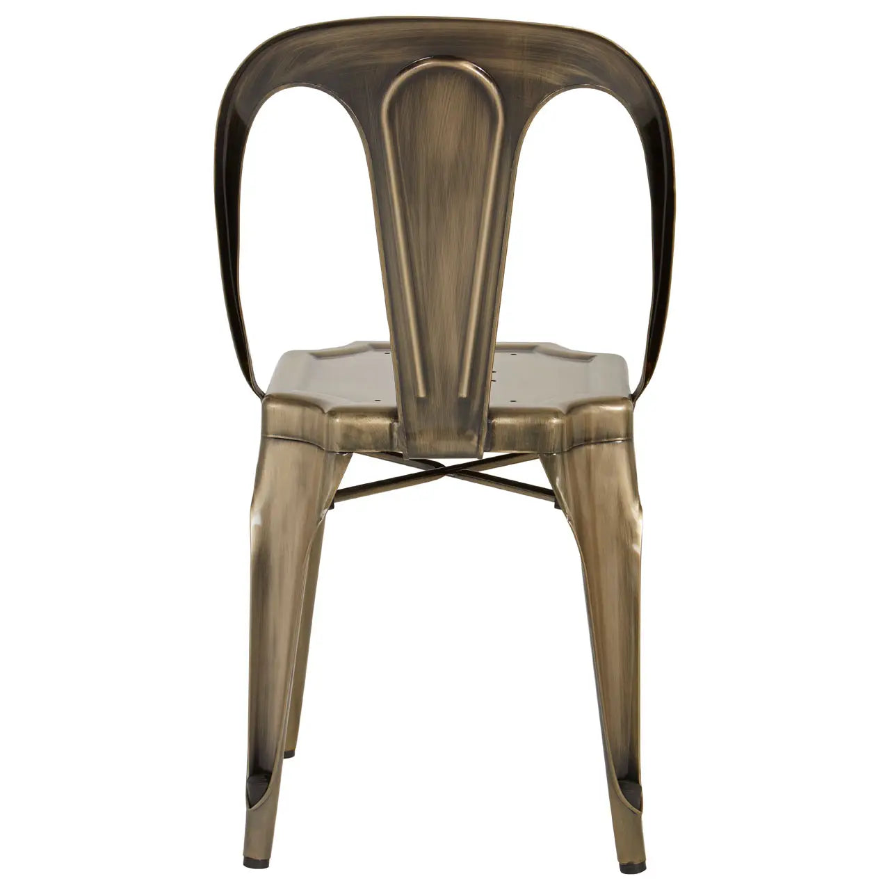 Grange Brass Finish Metal Chair