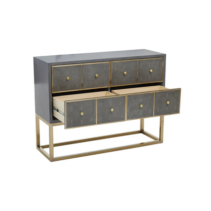 Deskey Four Drawer Console Table