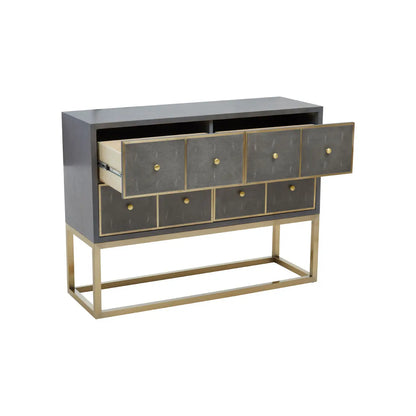 Deskey Four Drawer Console Table