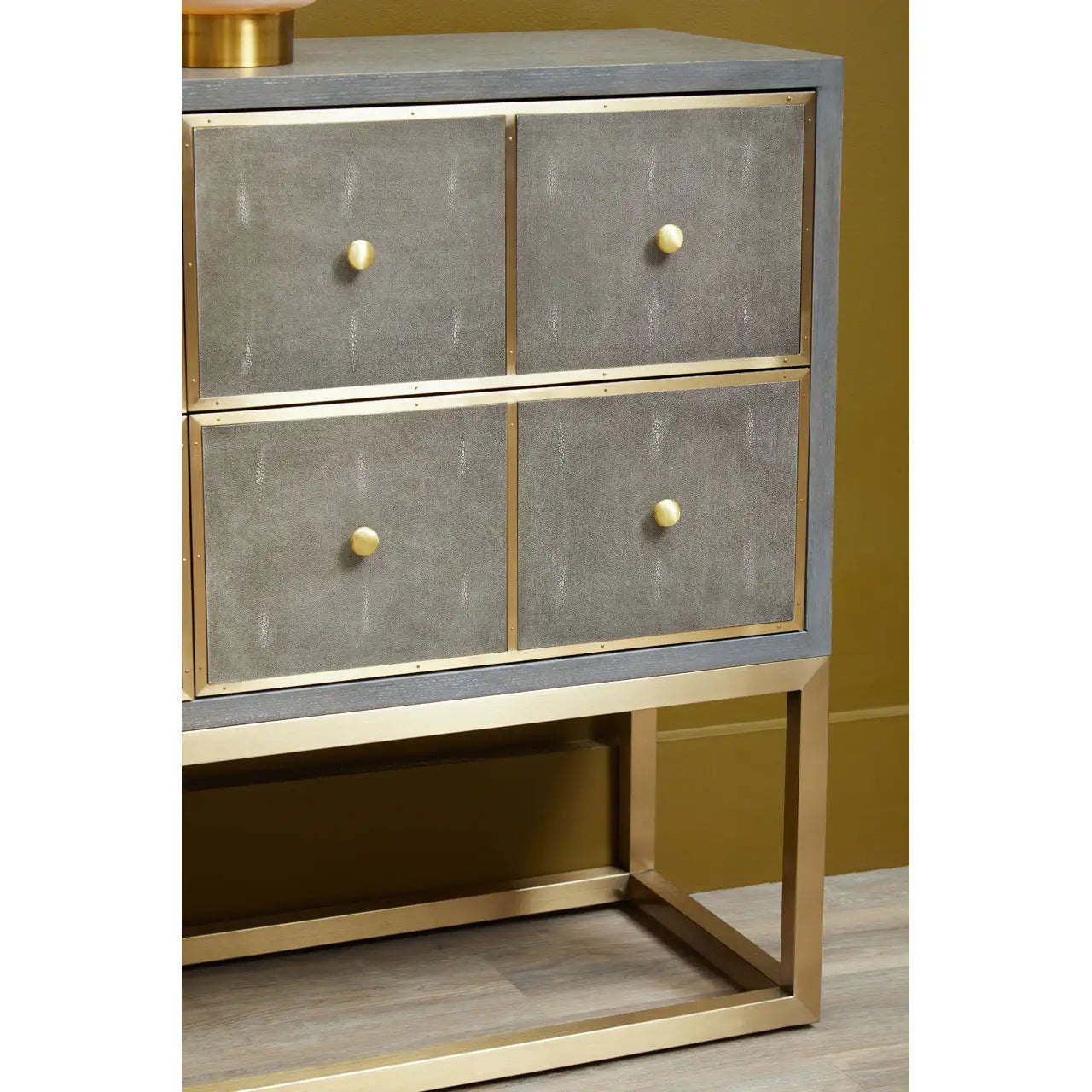 Deskey Four Drawer Console Table