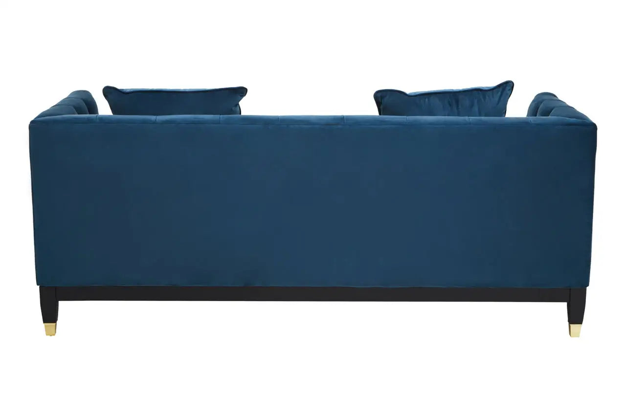 Sefira 2 Seat Navy Fabric Sofa