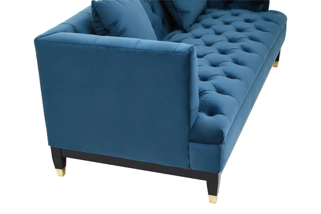 Sefira 2 Seat Navy Fabric Sofa