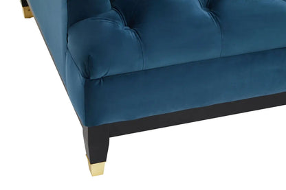 Sefira 2 Seat Navy Fabric Sofa