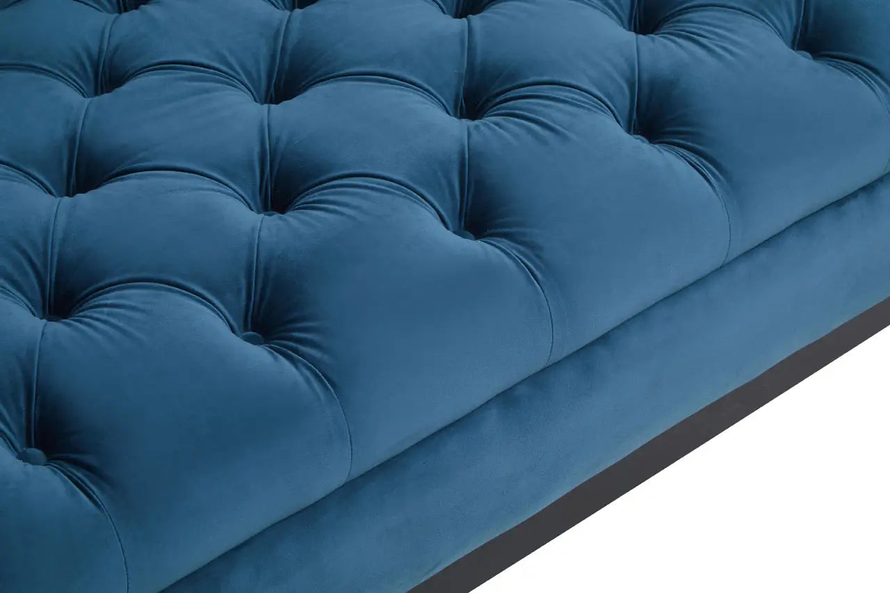 Sefira 2 Seat Navy Fabric Sofa