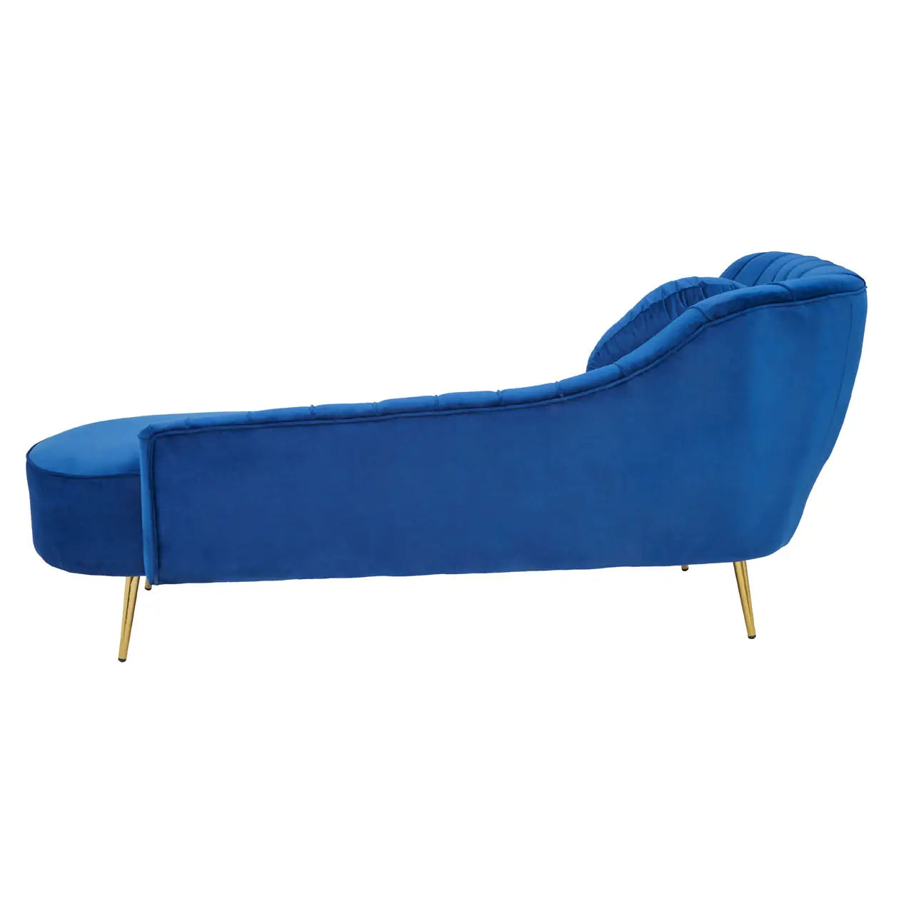 Felizia Midnight Blue Velvet Chaise