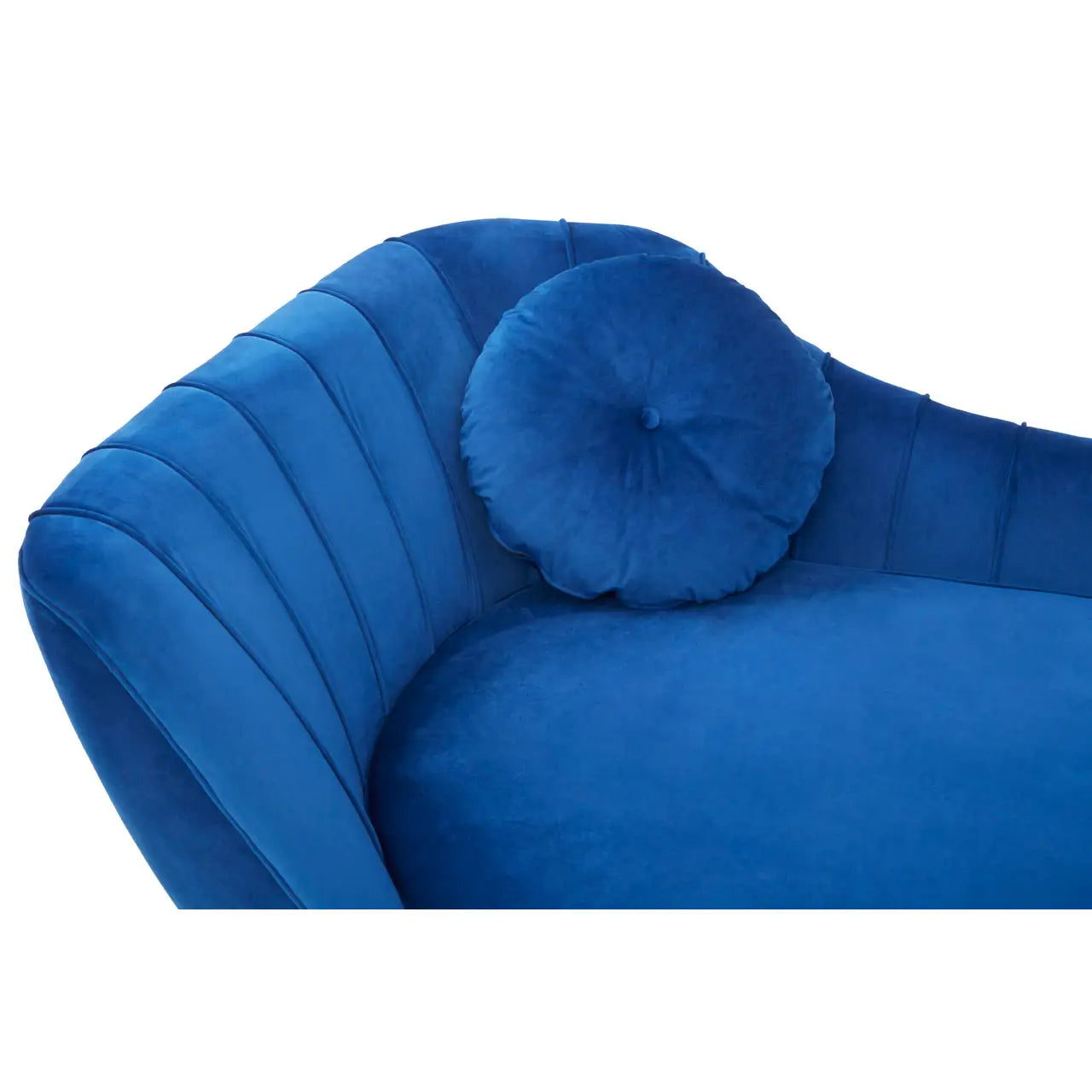 Felizia Midnight Blue Velvet Chaise