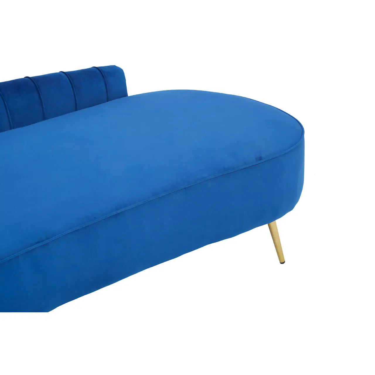 Felizia Midnight Blue Velvet Chaise