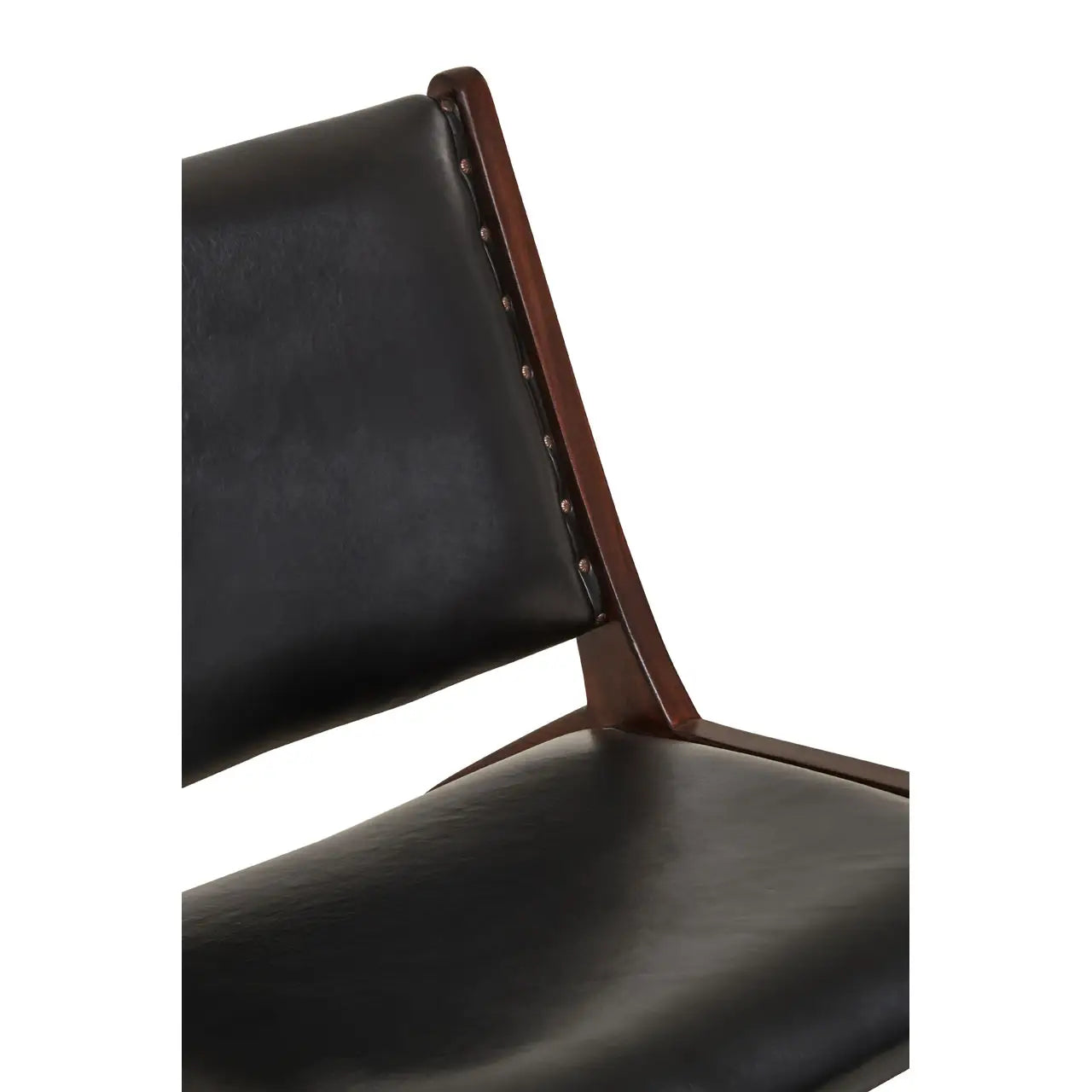 Inca Genuine Black Cow Leather Chair