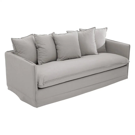 Antibes 3 Seater Grey Sofa