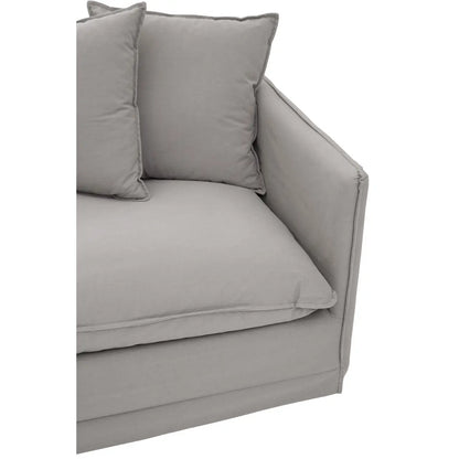 Antibes 3 Seater Grey Sofa