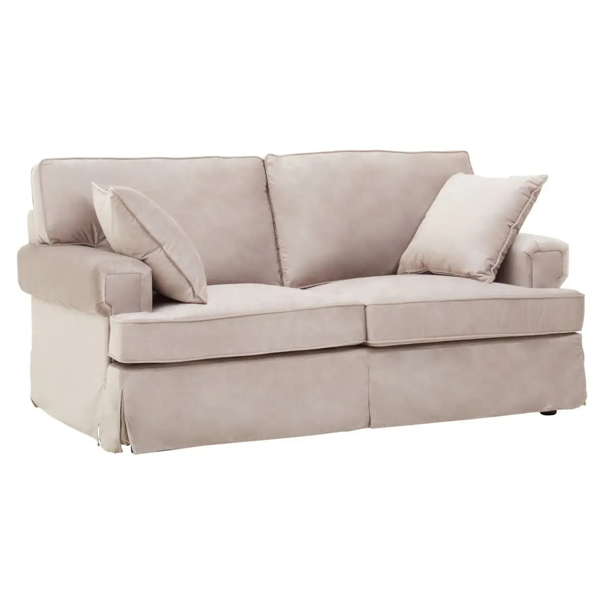 Ralph Two Seat Mink Velvet Sofa