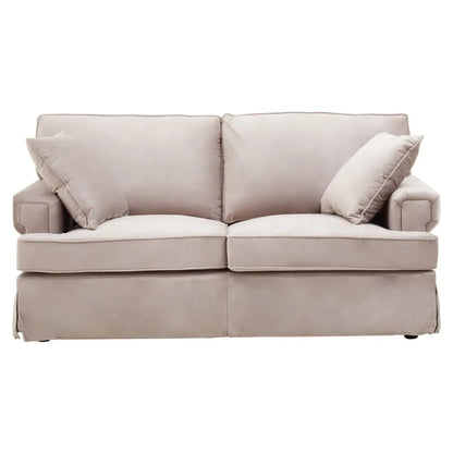 Ralph Two Seat Mink Velvet Sofa