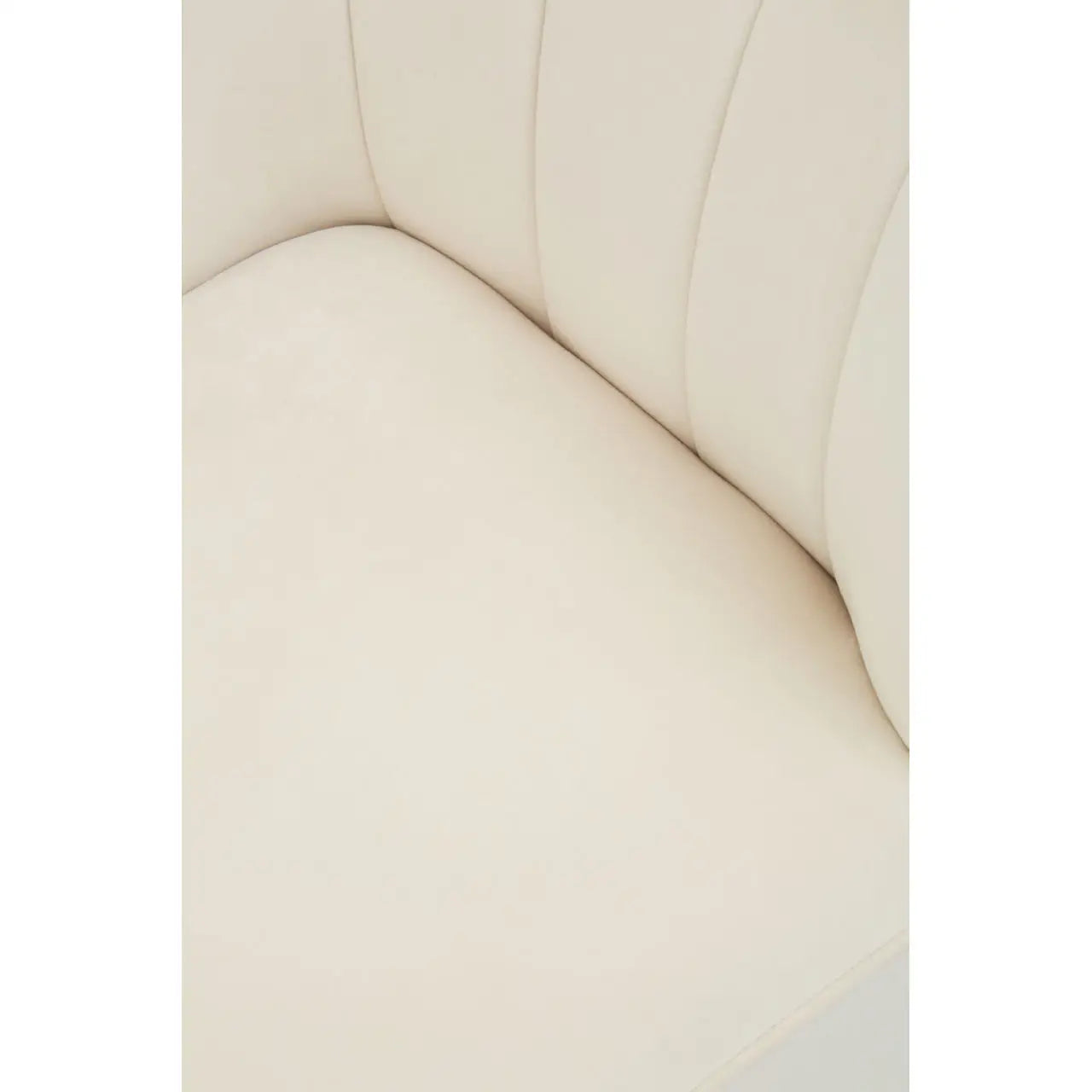 Yvette Cream Velvet Chaise Lounge