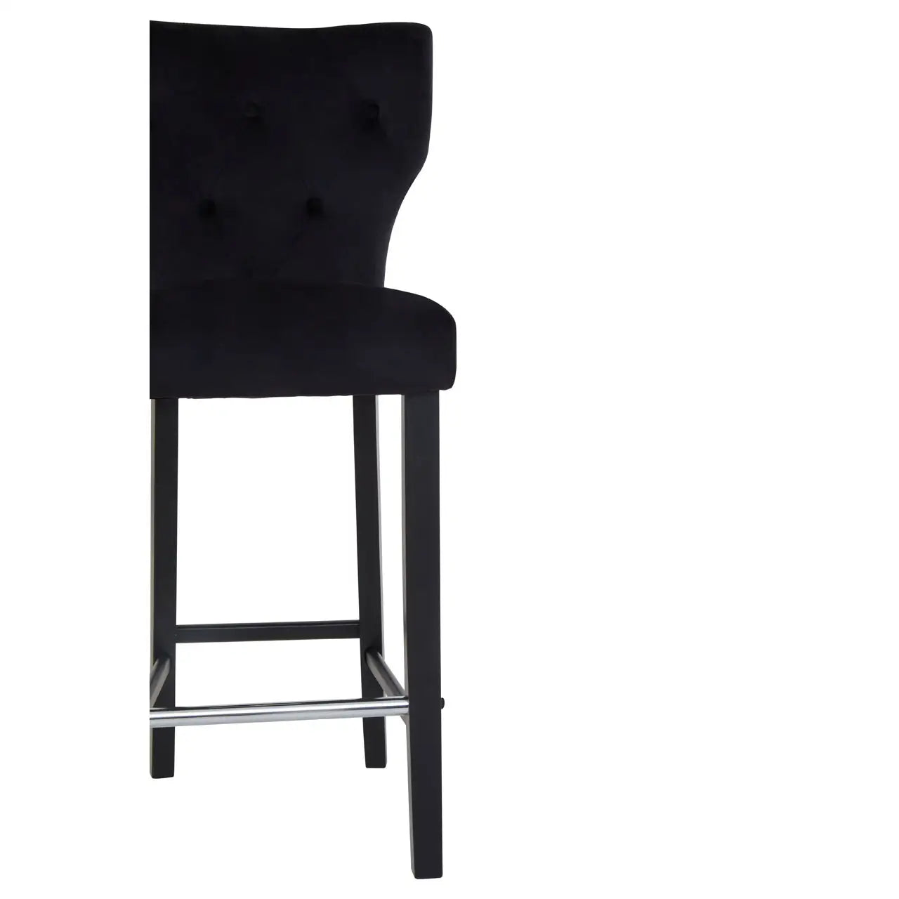 Decatour Black Bar Stool