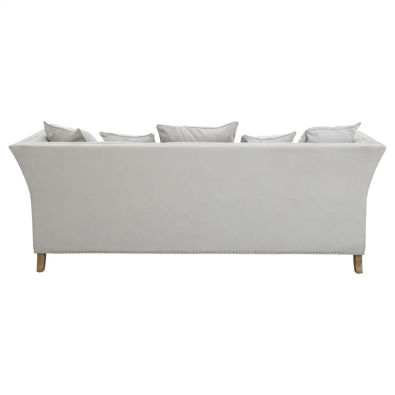 Sutton Three Seat Grey Fabric Sofa