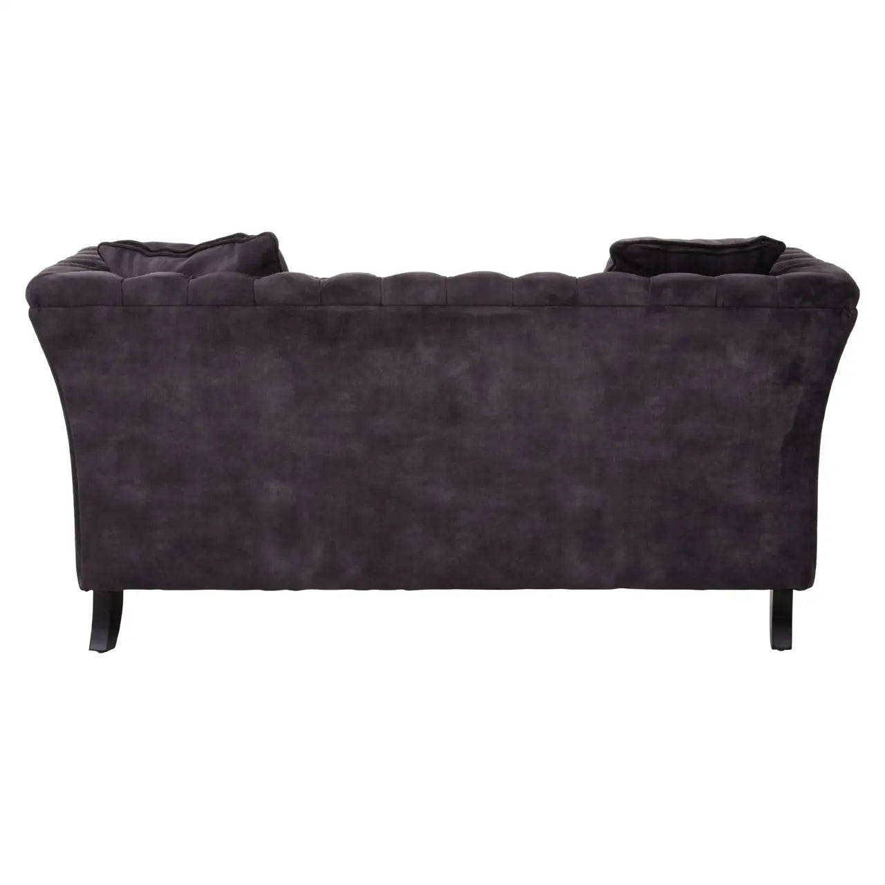 Sabrina Two Seat Grey Velvet Sofa