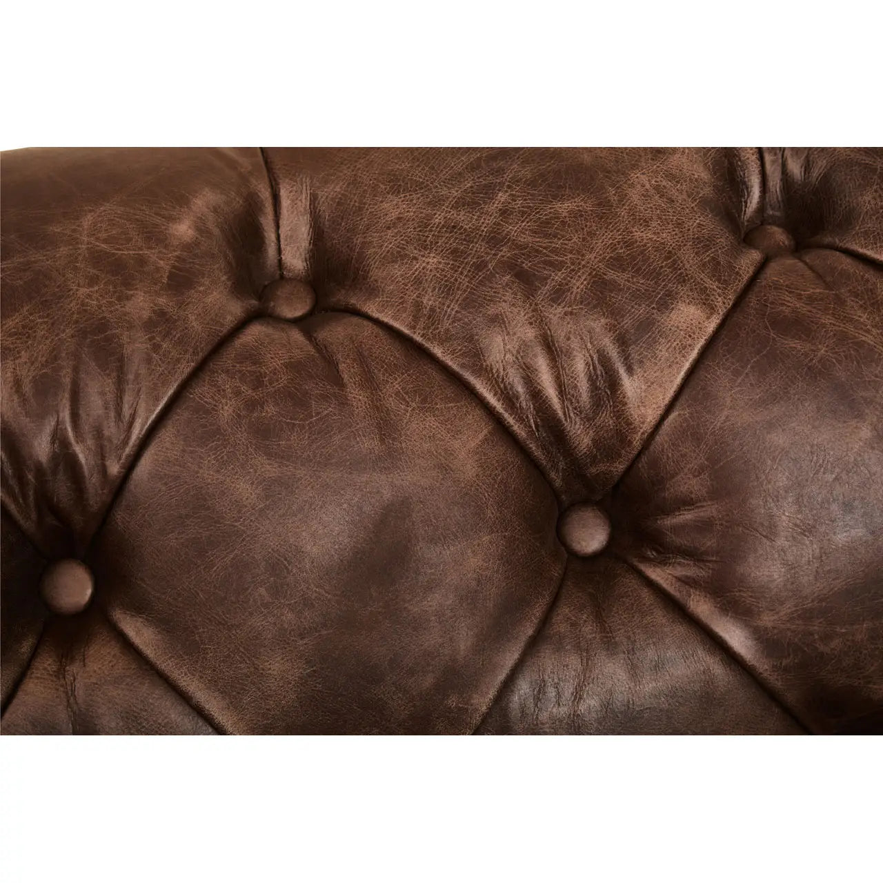 Hoxton Brown Leather Sofa