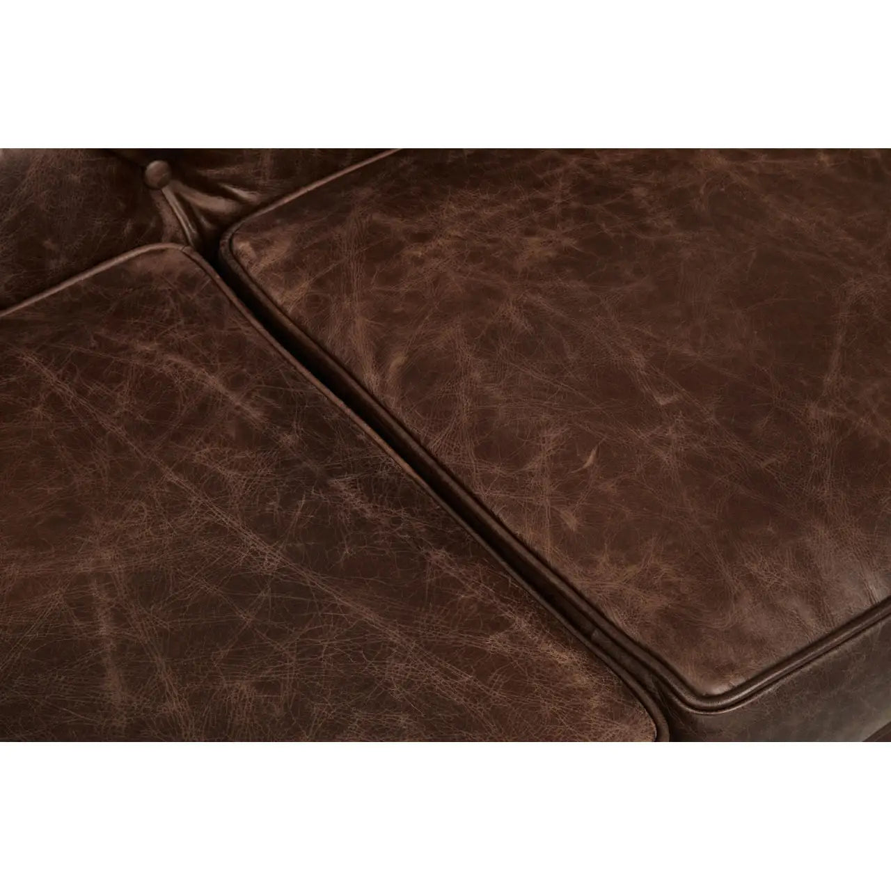 Hoxton Brown Leather Sofa