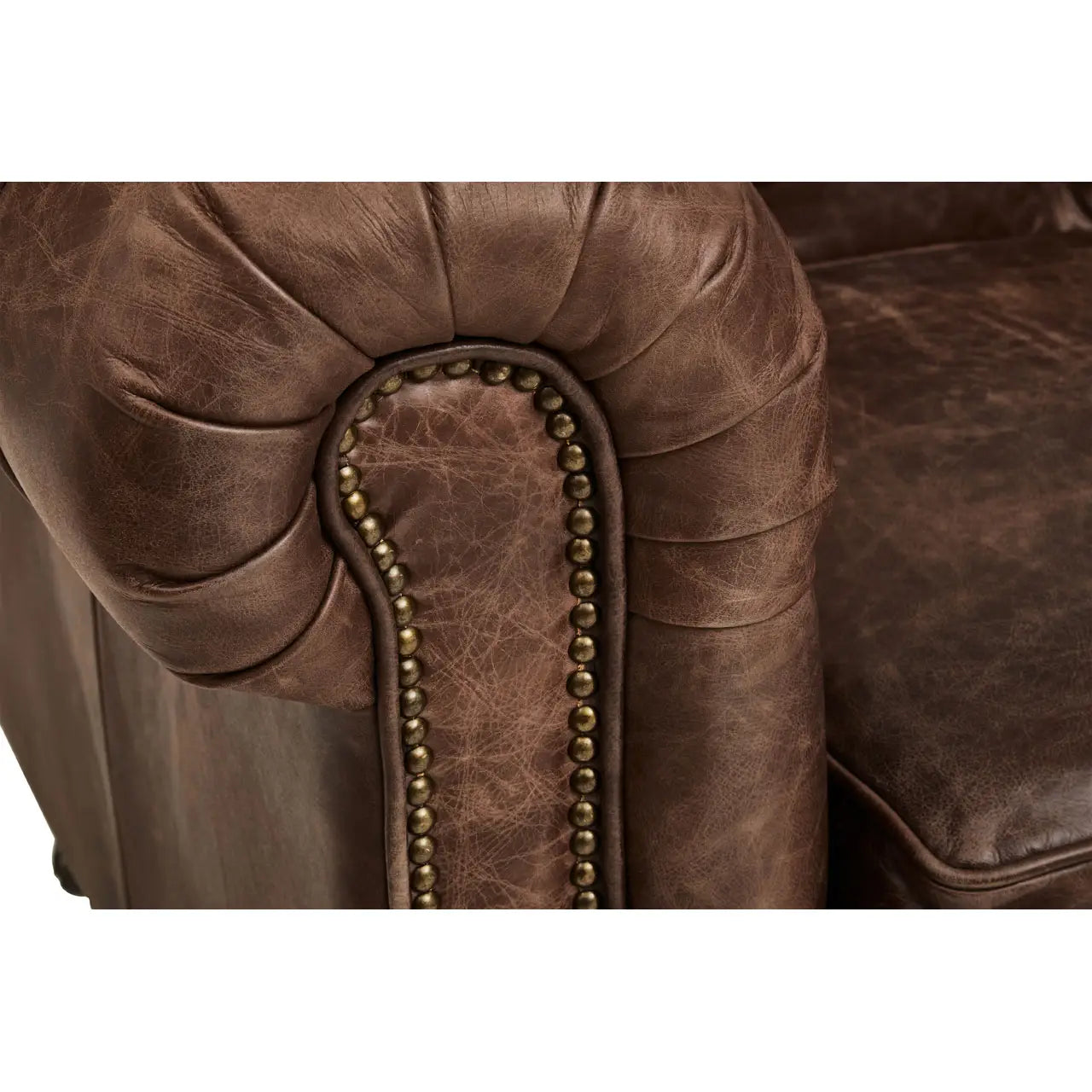 Hoxton Brown Leather Sofa