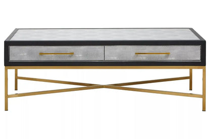 Cadiz Grey Shagreen Coffee Table