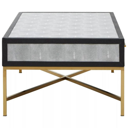 Cadiz Grey Shagreen Coffee Table