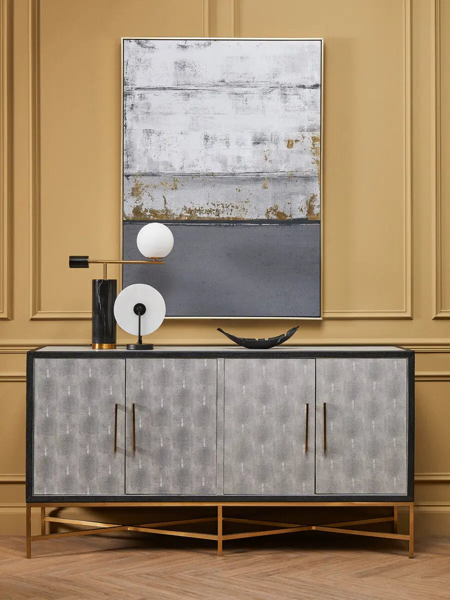 Cadiz Grey Shagreen Sideboard