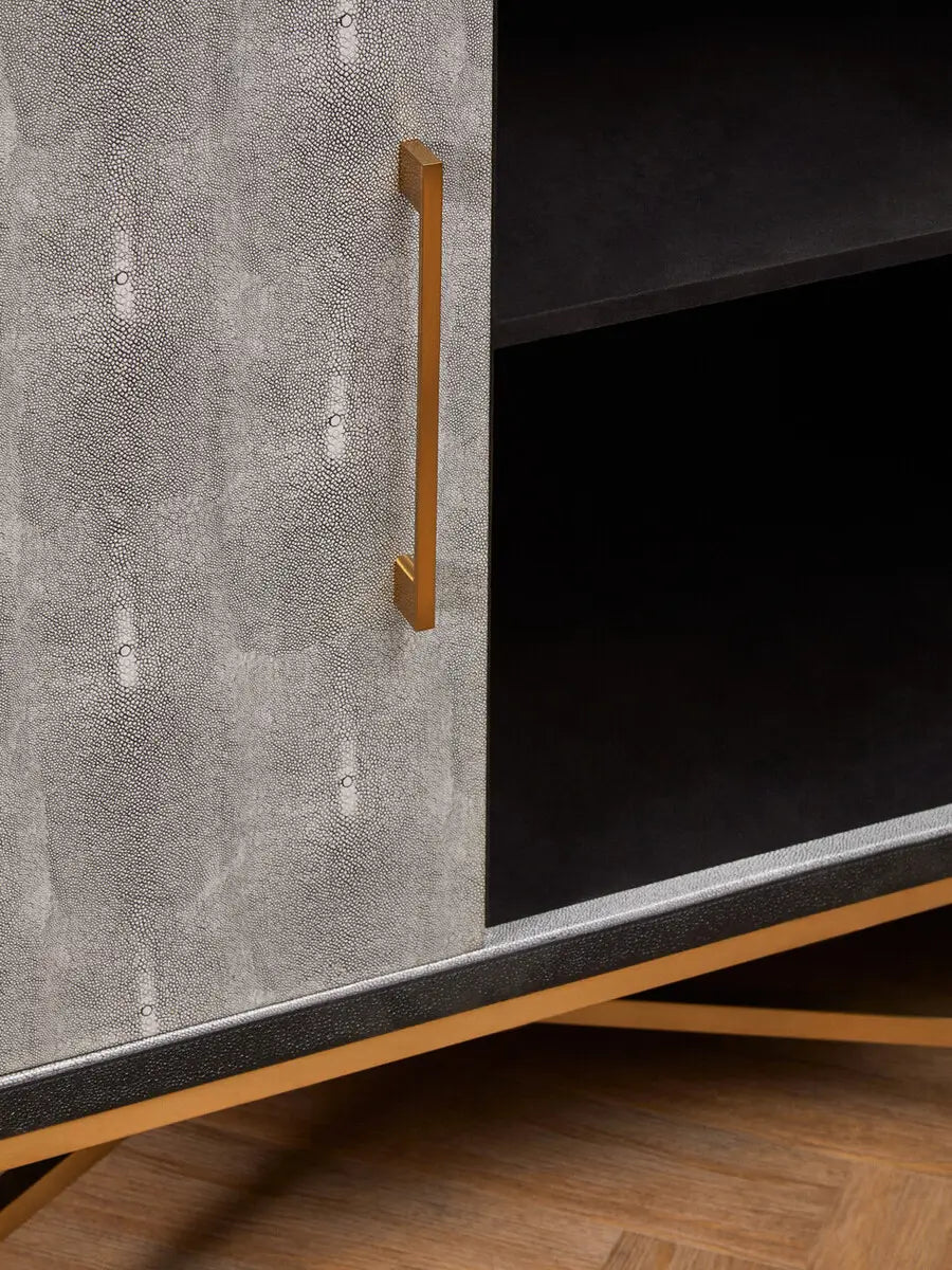 Cadiz Grey Shagreen Sideboard