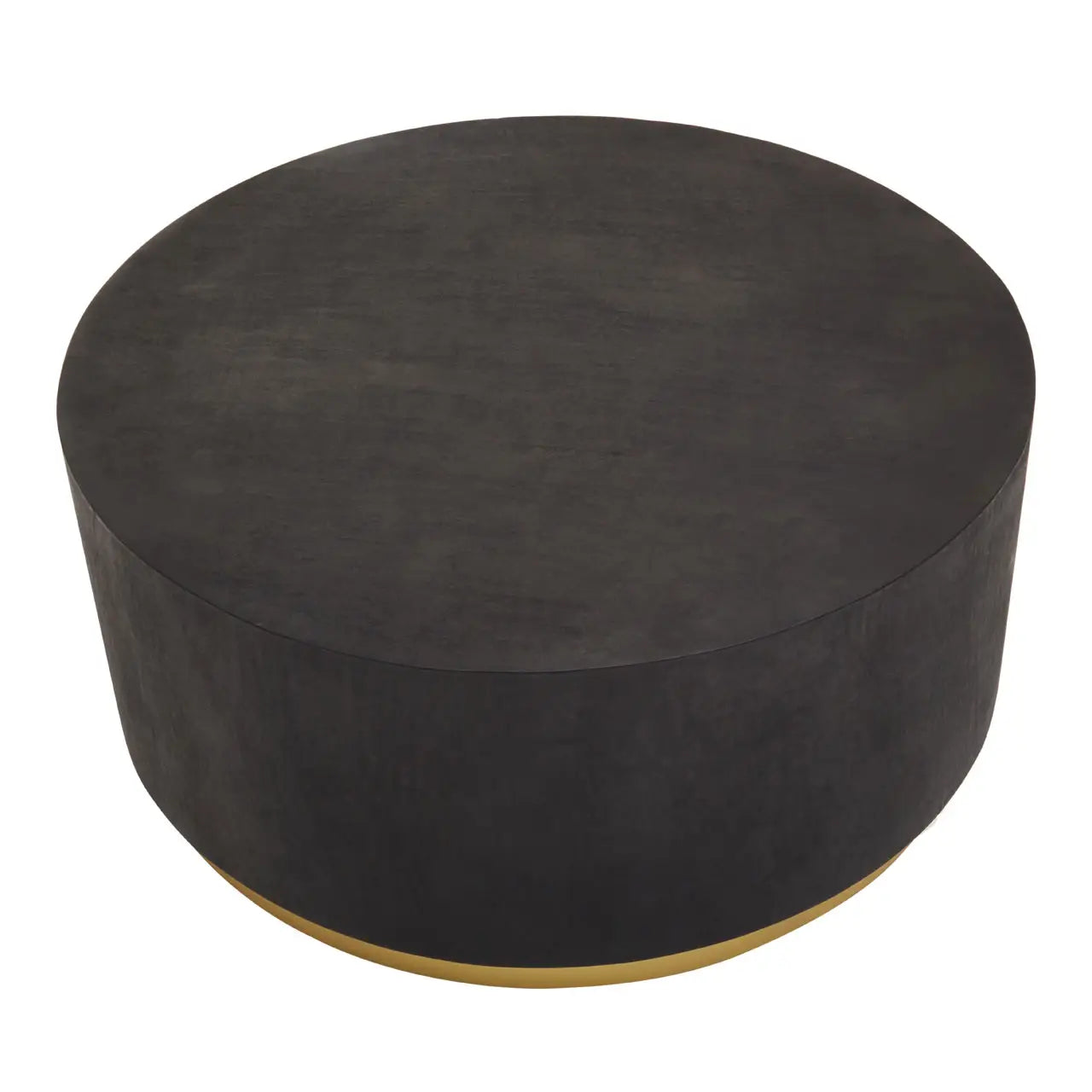 Naro Black And Gold Concrete Look Coffee Table