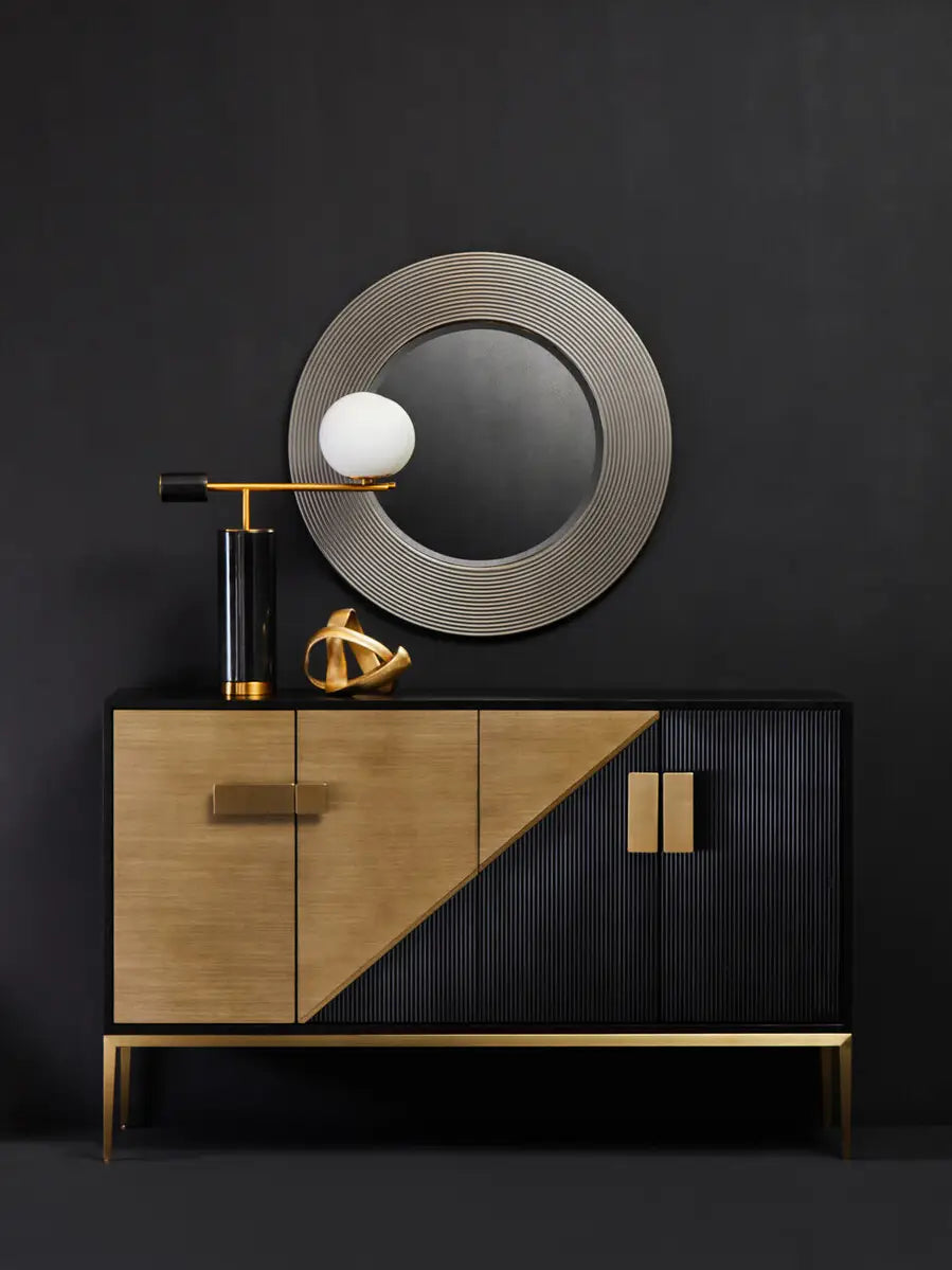 Davoli Black And Grey Sideboard