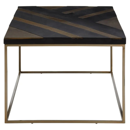 Aris Black And Gold Coffee Table