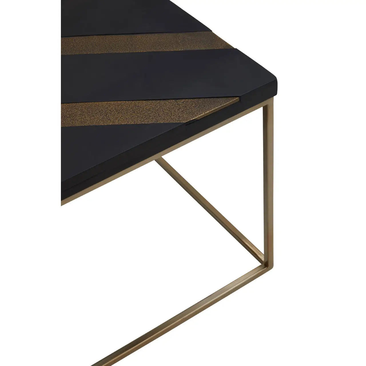 Aris Black And Gold Coffee Table