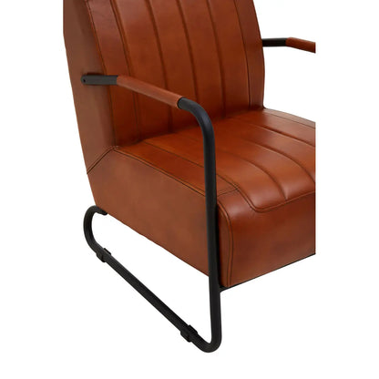 Buffalo Tan Leather Armchair