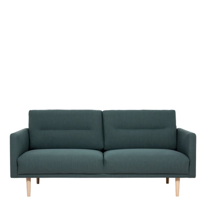 Larvik 2.5 Seater Sofa - Dark Green, Oak Legs